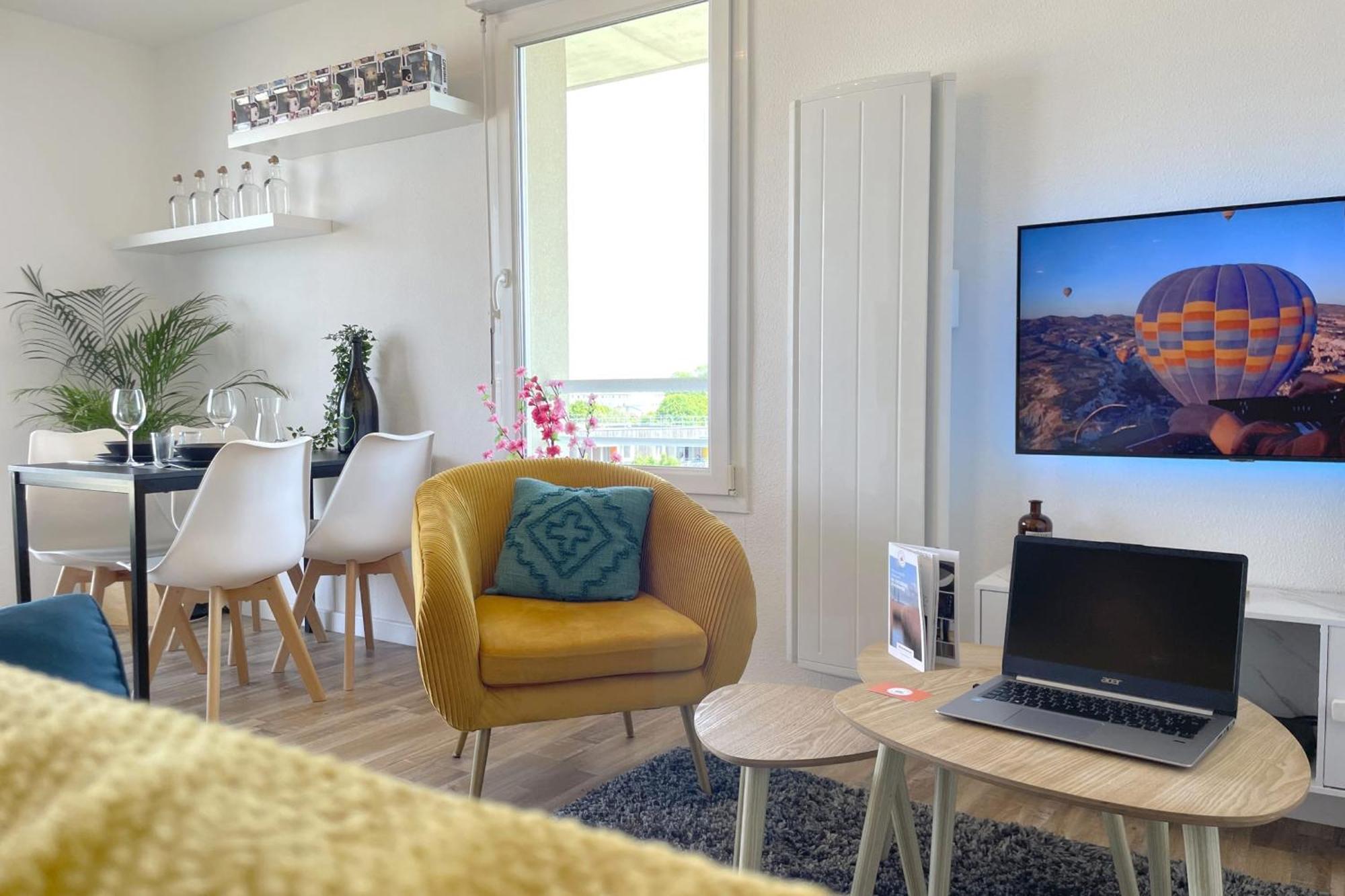 Appartement Le Rooftop - Terrasse - Parking - Piscine Caen
